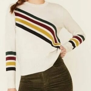 Pendleton Diagonal Glacier Stripe Sweater